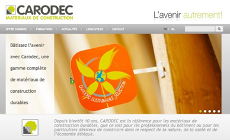 Nouveau site web Carodec sous Drupal
